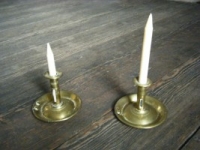 Pair of Push Button Candlesticks