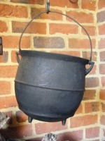 Large Iron Hanging Pot