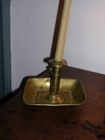 Brass Boudoir Candlestick