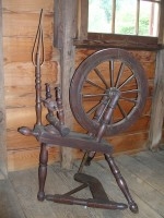 Flax Spinning Wheel