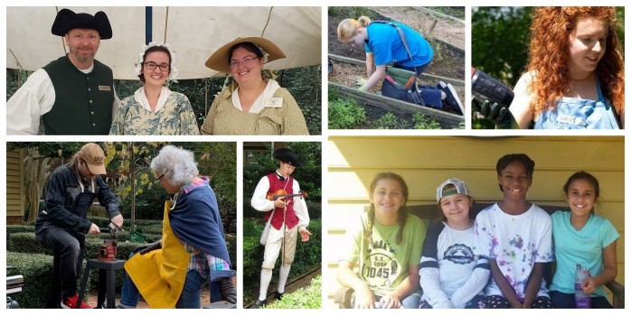 JLMH Volunteers in Action: teaching, gardening, and creating